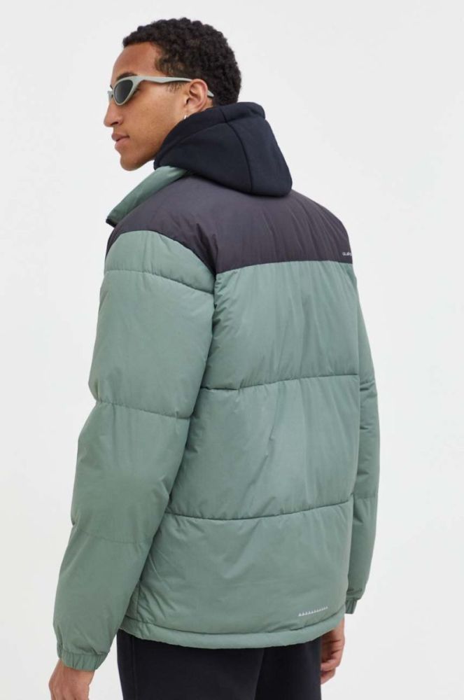 Куртка Quiksilver чоловіча колір зелений зимова фото 3