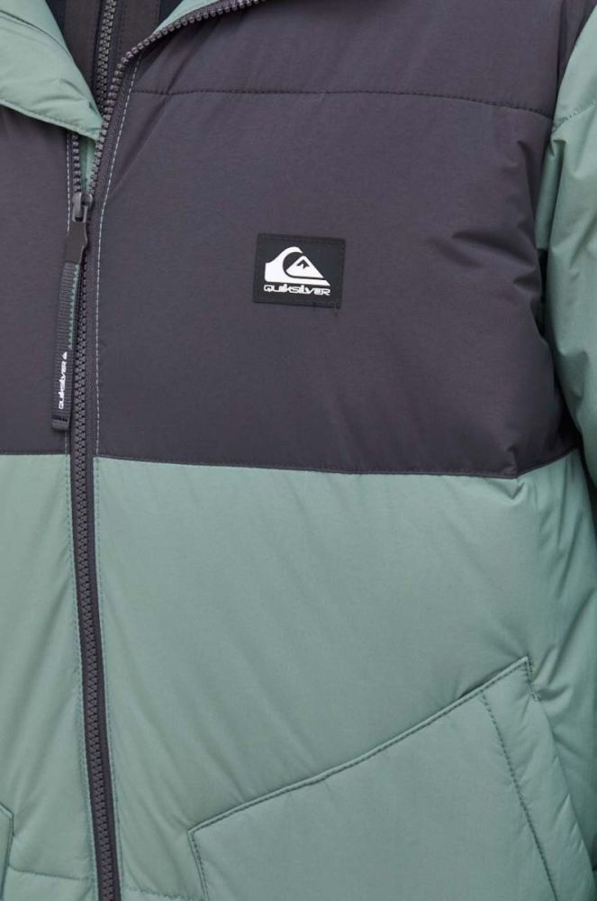 Куртка Quiksilver чоловіча колір зелений зимова фото 5