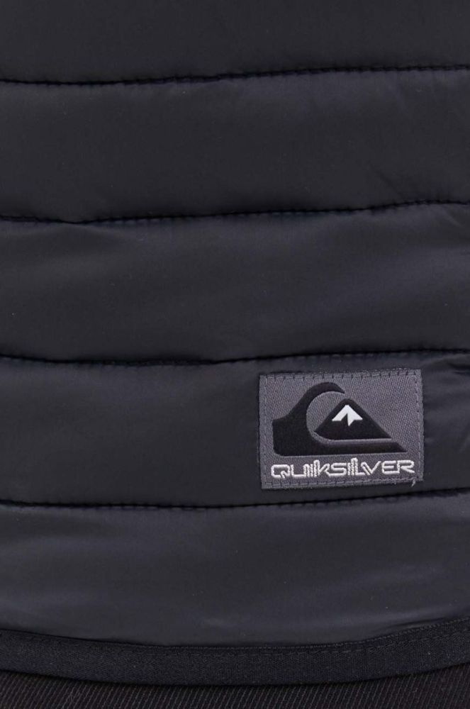 Безрукавка Quiksilver чоловічий колір чорний перехідний фото 5