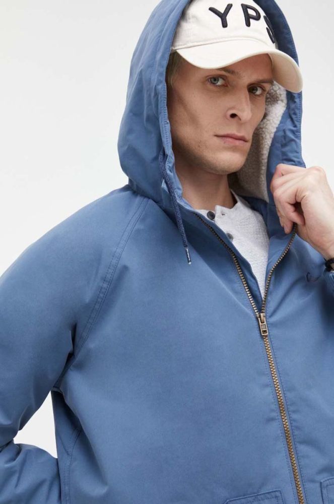 Куртка Quiksilver чоловіча перехідна oversize колір блакитний фото 4