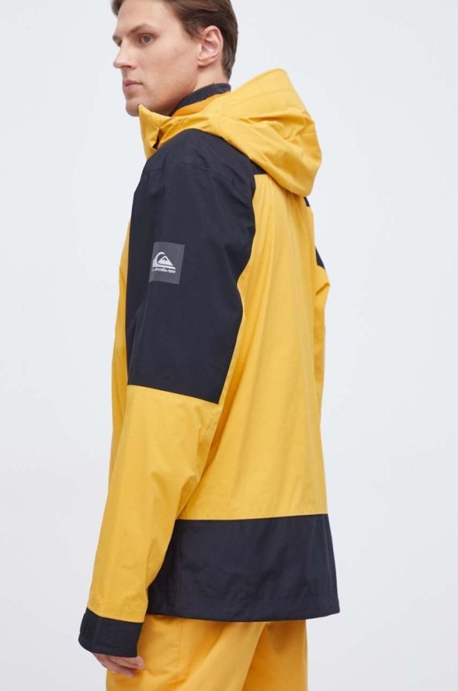 Куртка Quiksilver Ultralight GORE-TEX колір жовтий фото 3