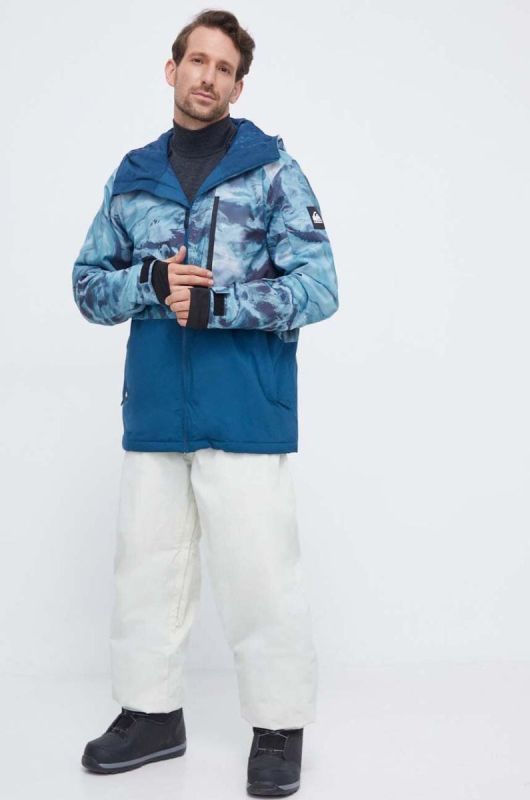 Куртка Quiksilver Mission колір блакитний фото 2