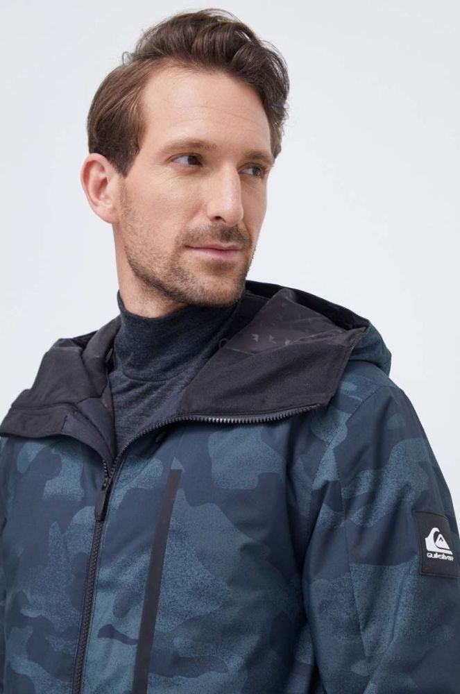 Куртка Quiksilver Mission колір зелений фото 4