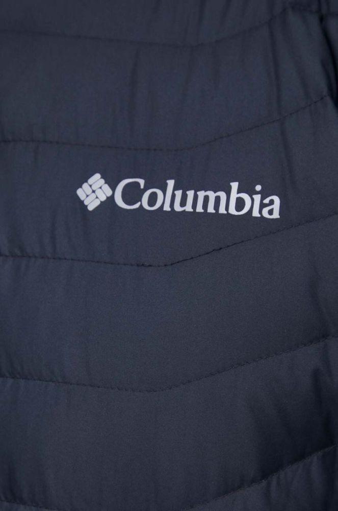 Пухова куртка Columbia чоловіча колір чорний зимова фото 4