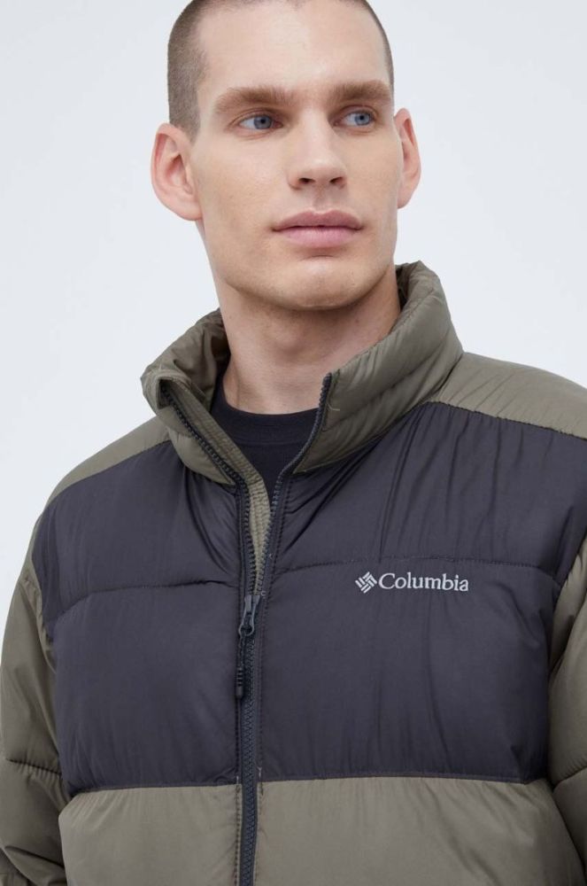 Куртка Columbia чоловіча колір зелений зимова (3489761) фото 4