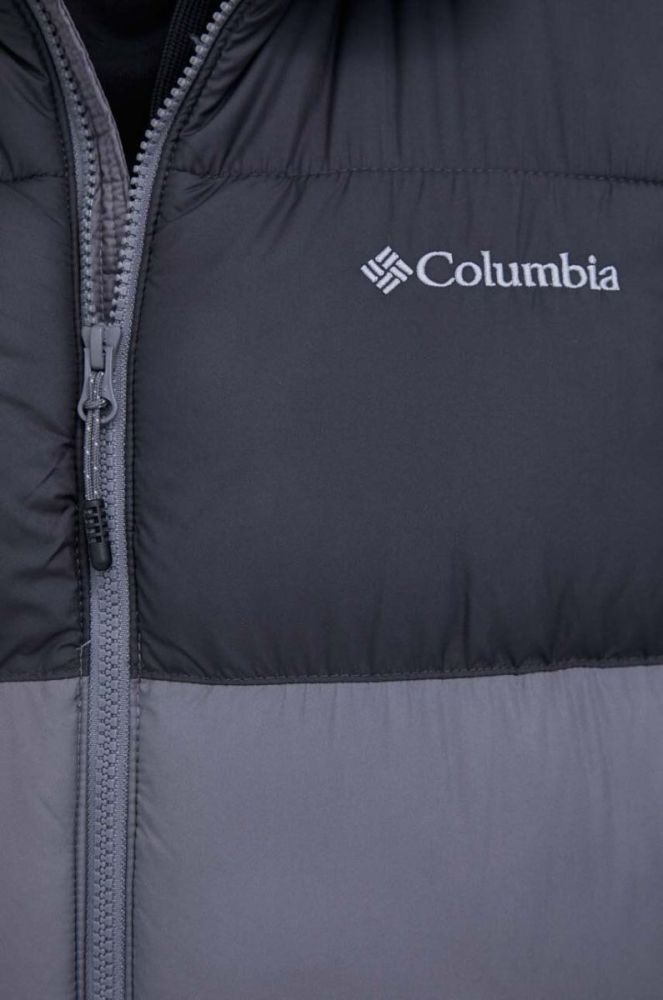 Безрукавка Columbia Pike Lake II чоловіча колір сірий зимова фото 6