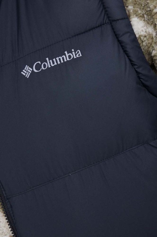 Безрукавка Columbia Pike Lake II чоловіча колір чорний зимова фото 5