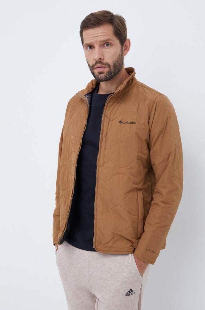 Куртка Columbia чоловіча колір коричневий перехідна (3486009)