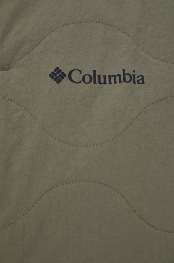 Куртка Columbia чоловіча колір зелений перехідна (3486017) фото 5