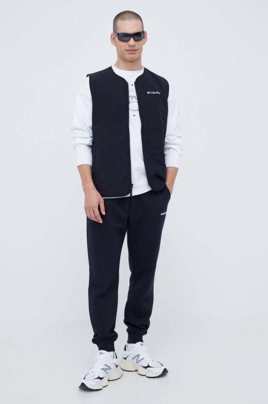 Безрукавка Columbia Birchwood™ Quilted чоловіча колір чорний перехідна фото 2