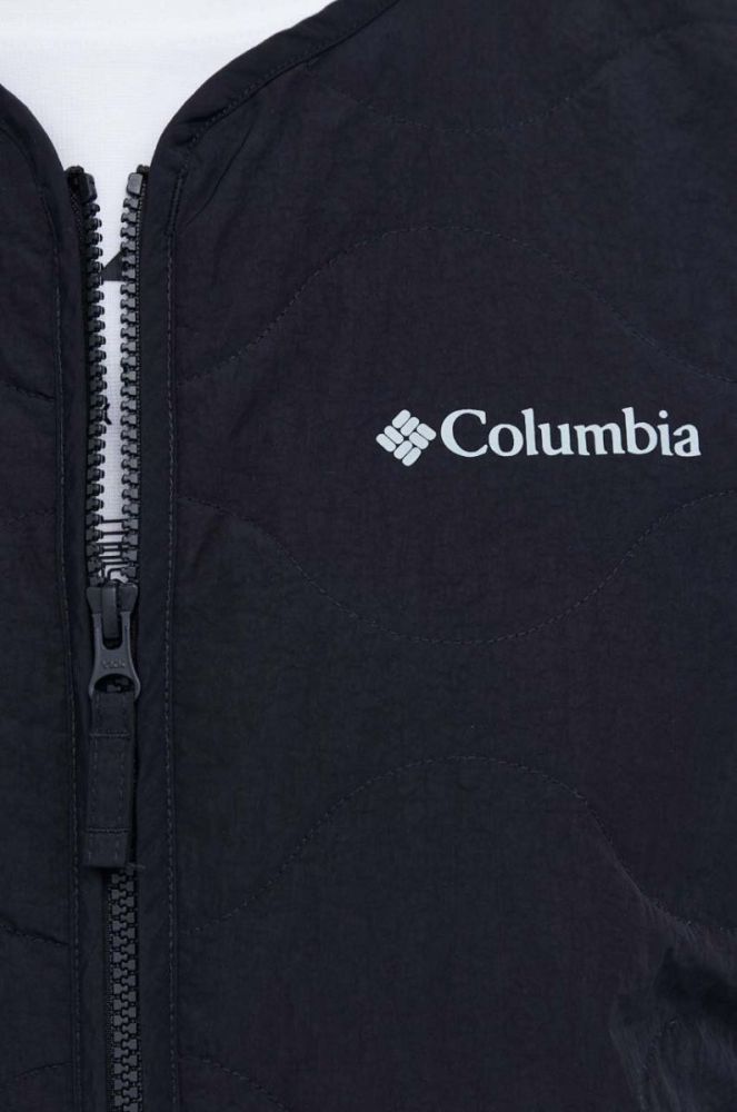 Безрукавка Columbia Birchwood™ Quilted чоловіча колір чорний перехідна фото 5