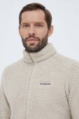 Кофта Columbia чоловіча колір бежевий однотонна (3486029)