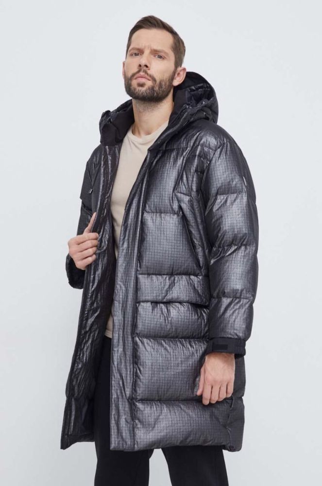 Пухова куртка EA7 Emporio Armani чоловіча колір чорний зимова (3674194) фото 4