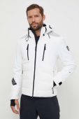 Пухова лижна куртка EA7 Emporio Armani колір білий