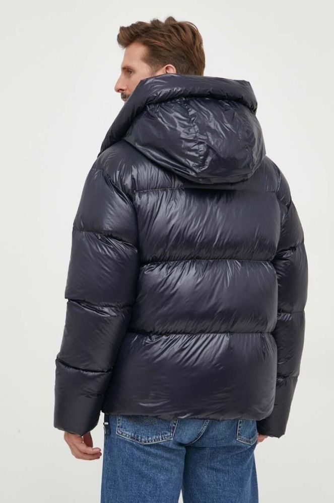 Пухова куртка Emporio Armani чоловіча колір синій зимова (3598016) фото 3