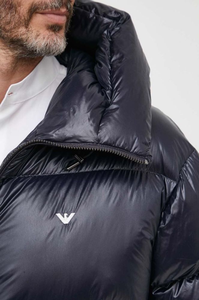 Пухова куртка Emporio Armani чоловіча колір синій зимова (3598016) фото 5