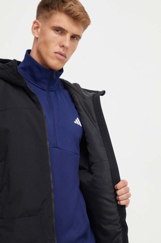Куртка adidas чоловіча колір чорний перехідна (3550725) фото 6