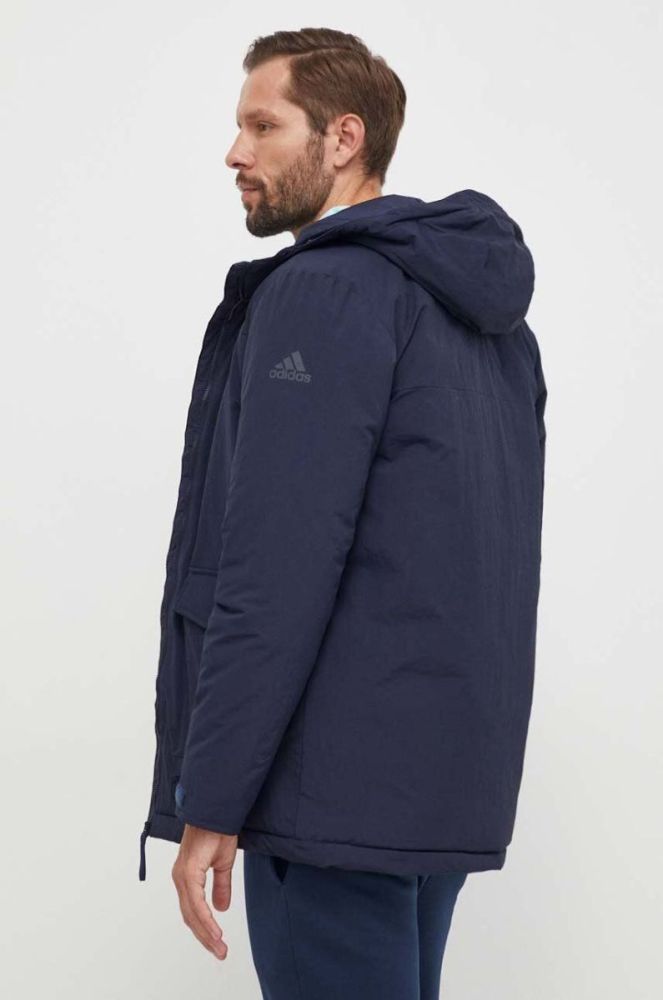 Куртка adidas чоловіча колір синій зимова (3609961) фото 3