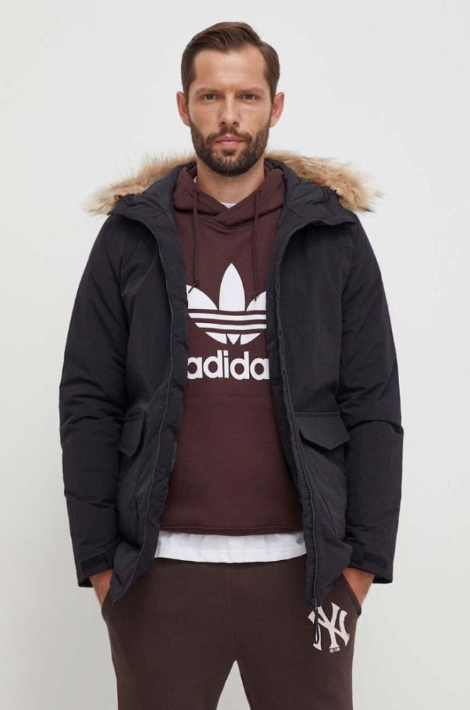 Куртка adidas чоловіча колір чорний зимова (3609965) фото 3