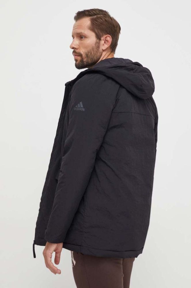 Куртка adidas чоловіча колір чорний зимова (3609965) фото 5
