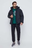 Пухова куртка adidas чоловіча колір чорний зимова oversize