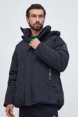 Пухова куртка adidas чоловіча колір чорний зимова oversize