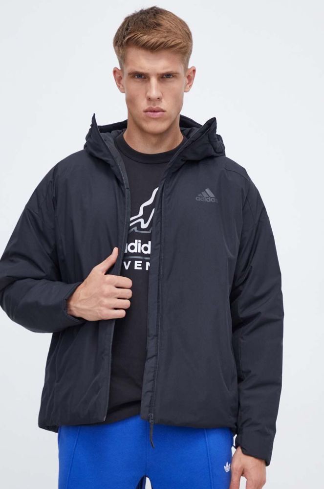 Куртка adidas чоловіча колір чорний зимова (3557984)