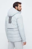 Пухова куртка adidas чоловіча колір зелений зимова (3634940)
