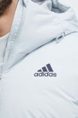 Пухова куртка adidas чоловіча колір зелений зимова (3634940)