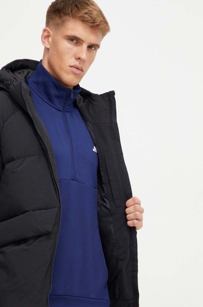 Пухова куртка adidas чоловіча колір чорний зимова (3550733) фото 6