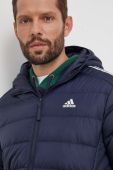 Пухова куртка adidas чоловіча колір синій перехідна (3609973)
