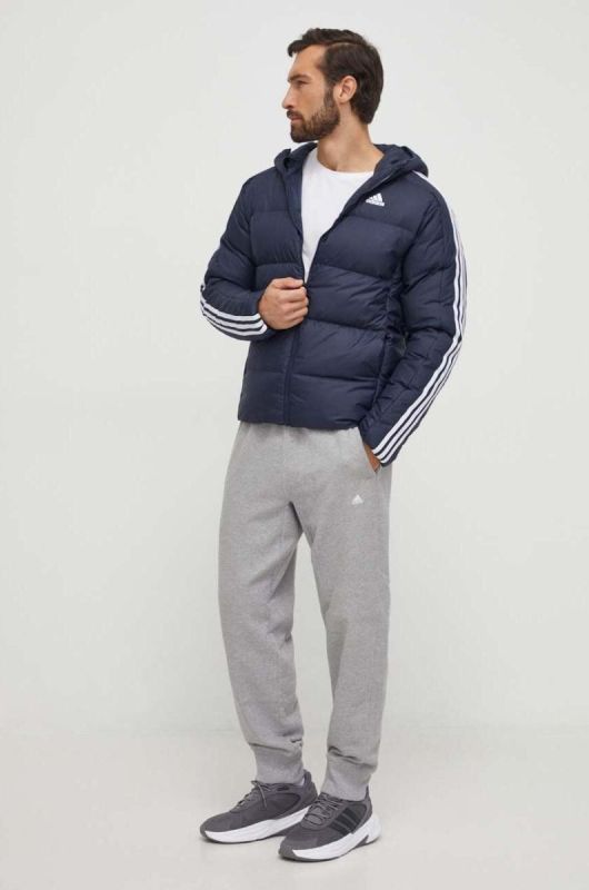 Пухова куртка adidas чоловіча колір синій зимова (3674198) фото 2