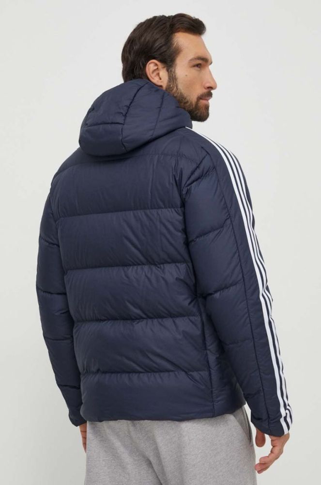 Пухова куртка adidas чоловіча колір синій зимова (3674198) фото 3