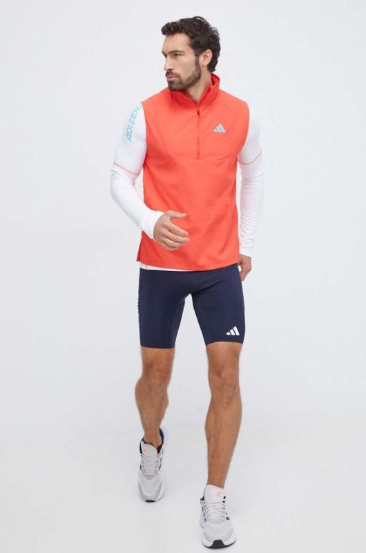 Спортивна безрукавка adidas Performance Adizero колір червоний перехідний (3640565) фото 2