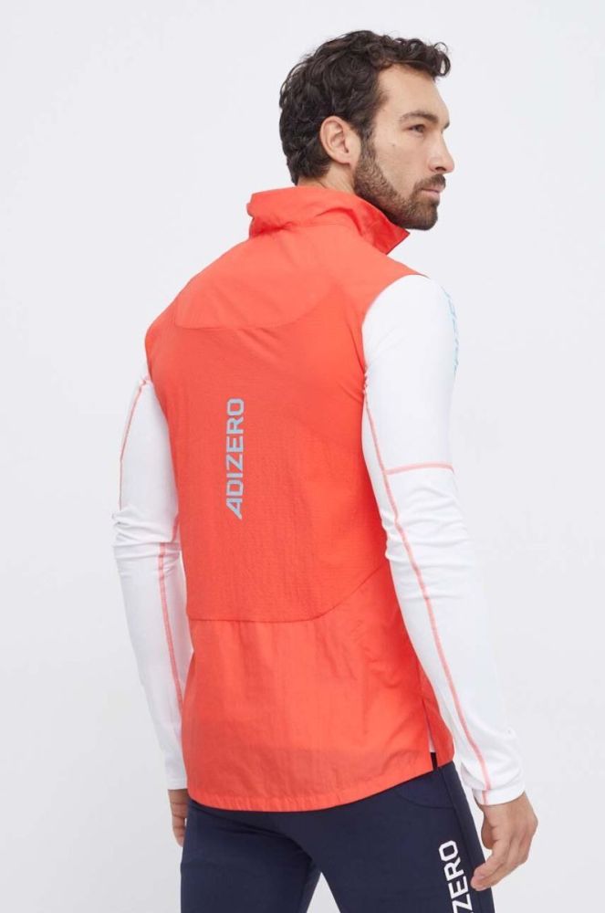 Спортивна безрукавка adidas Performance Adizero колір червоний перехідний (3640565) фото 3