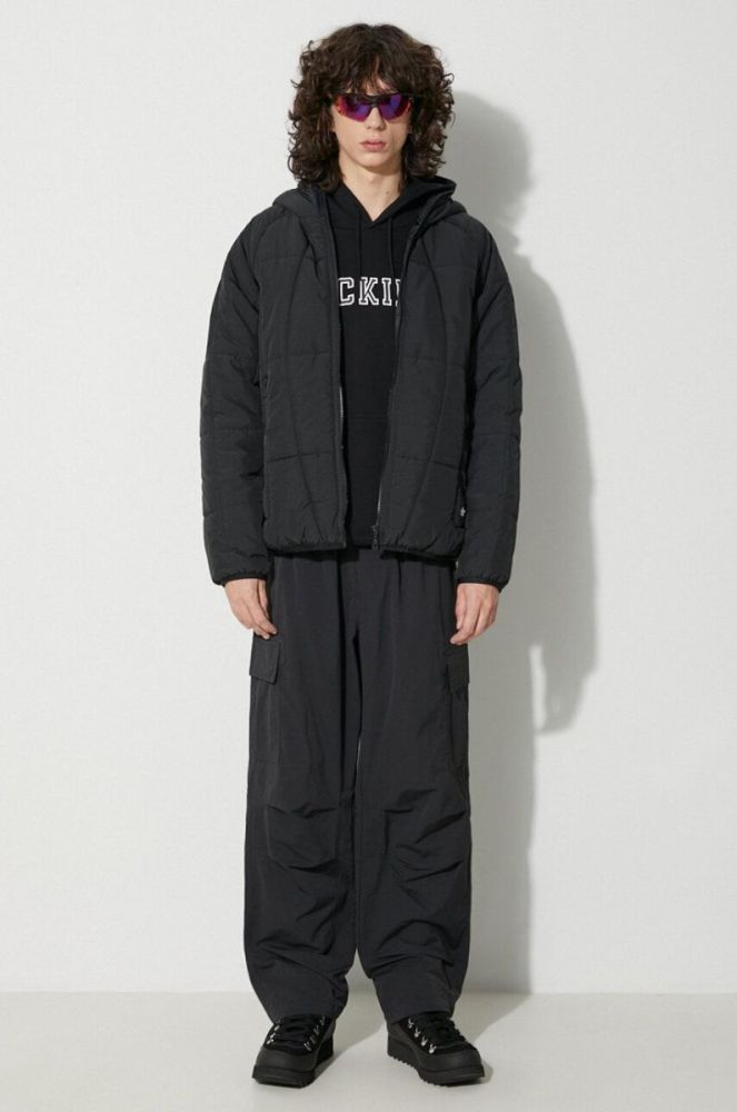 Куртка adidas Originals чоловіча колір чорний перехідна (3648109) фото 2