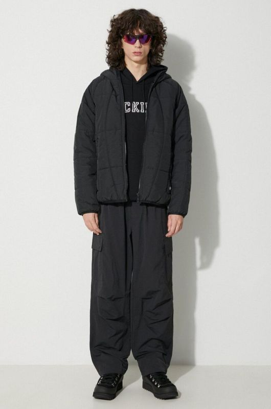 Куртка adidas Originals чоловіча колір чорний перехідна (3648109) фото 2