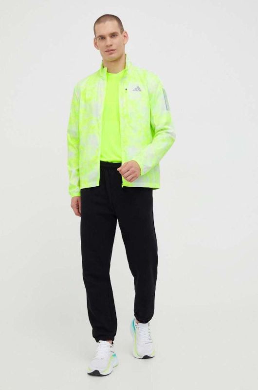 Вітровка adidas Performance Own the Run колір зелений перехідна фото 2