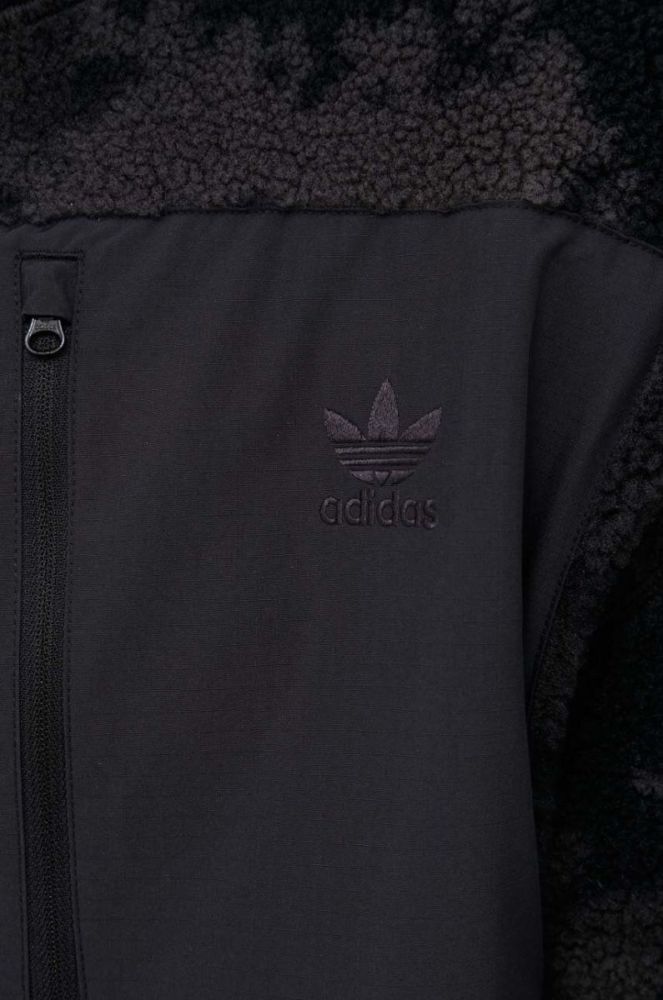 Двостороння кофта adidas Originals чоловіча колір чорний візерунок фото 7