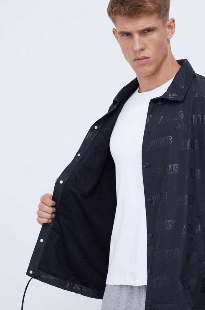 Куртка adidas чоловіча колір чорний перехідна (3550738) фото 6