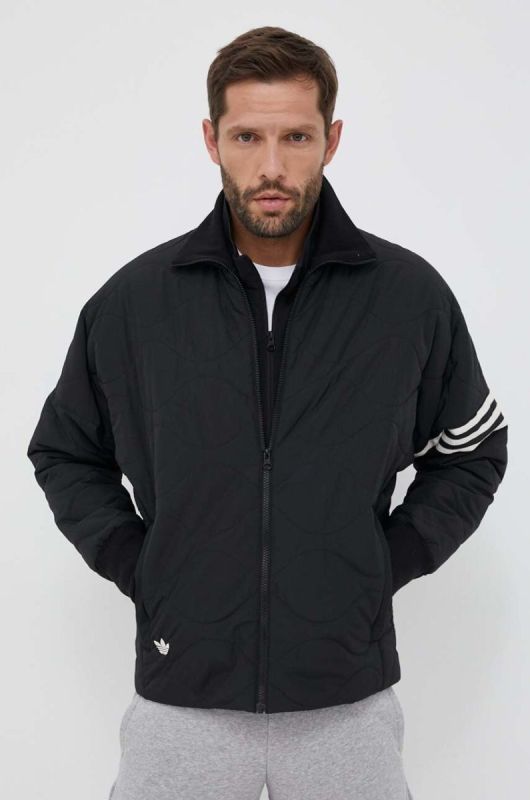 Куртка adidas Originals чоловіча колір чорний перехідна oversize (3319726)