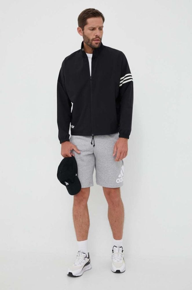 Куртка adidas Originals чоловіча колір чорний перехідна oversize (3319726) фото 2