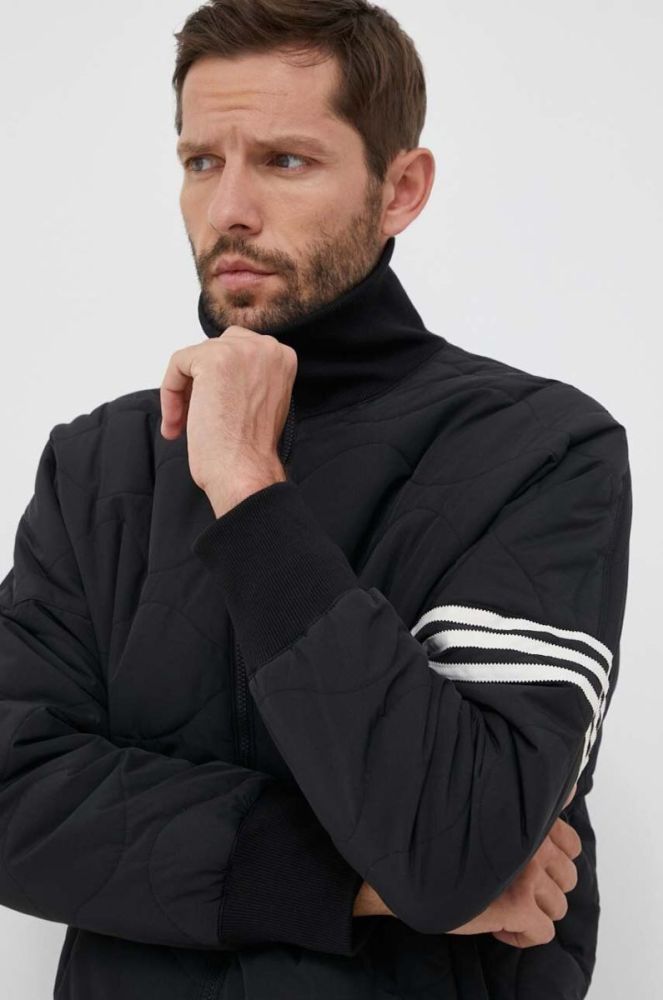 Куртка adidas Originals чоловіча колір чорний перехідна oversize (3319726) фото 4