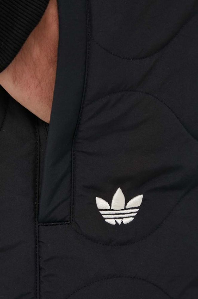 Куртка adidas Originals чоловіча колір чорний перехідна oversize (3319726) фото 5