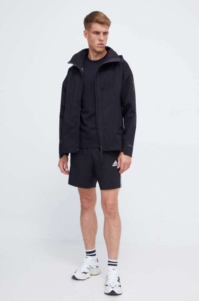 Куртка adidas чоловіча колір чорний перехідна (3557993) фото 2