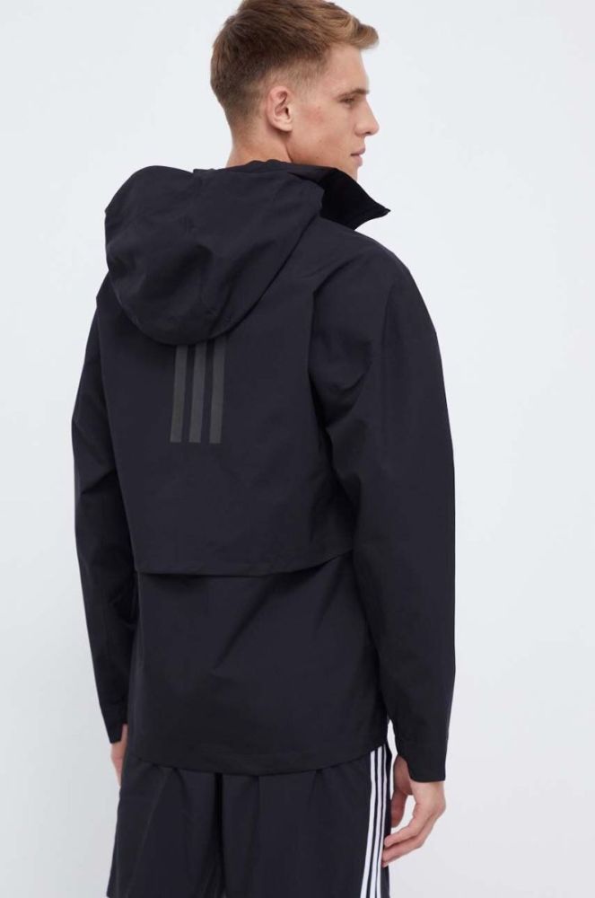 Куртка adidas чоловіча колір чорний перехідна (3557993) фото 3