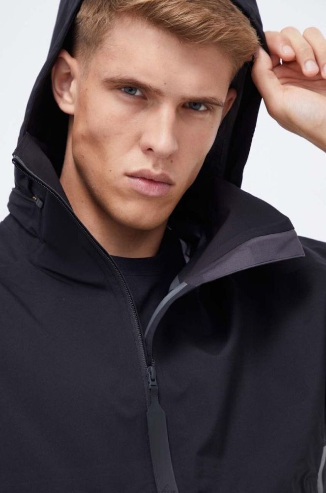 Куртка adidas чоловіча колір чорний перехідна (3557993) фото 4