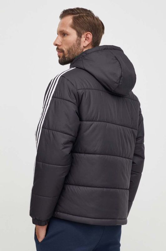 Двостороння куртка adidas Originals чоловіча колір чорний зимова oversize (3609986)