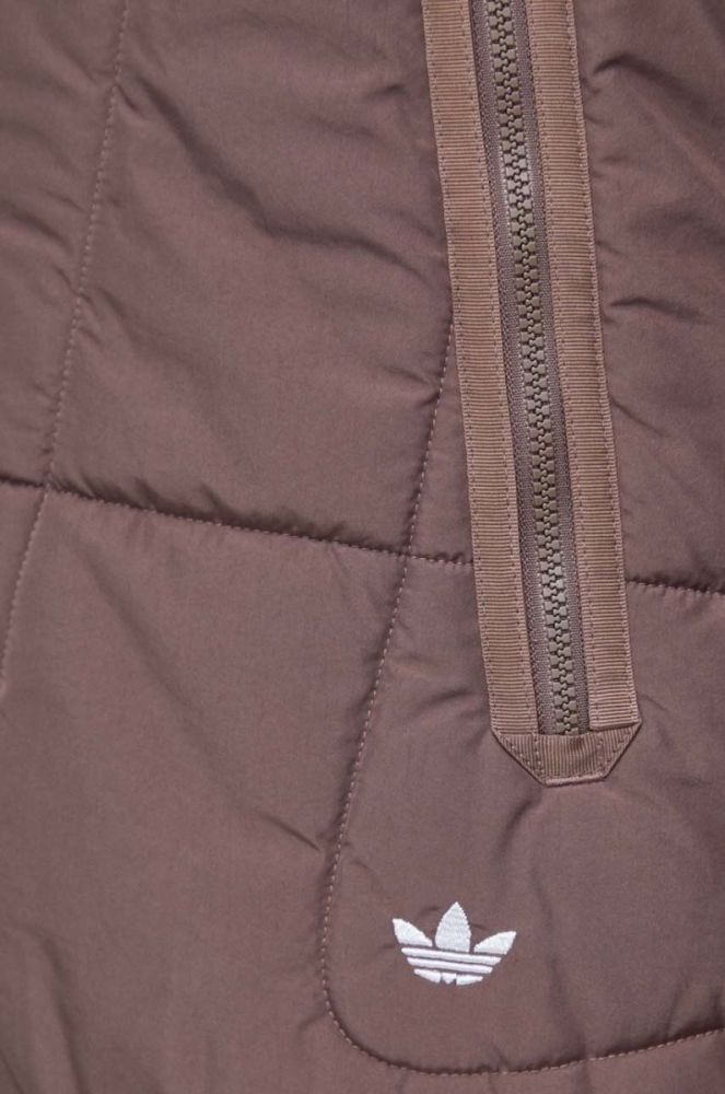 Куртка adidas Originals чоловіча колір коричневий зимова фото 5