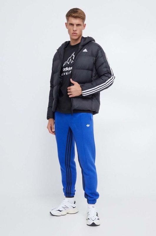 Пухова куртка adidas чоловіча колір чорний зимова (3557997) фото 2